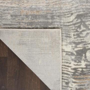 Solace SLA01 Grey/Beige Runner-Nourison-Rug Love - The Most Loved Rug Store
